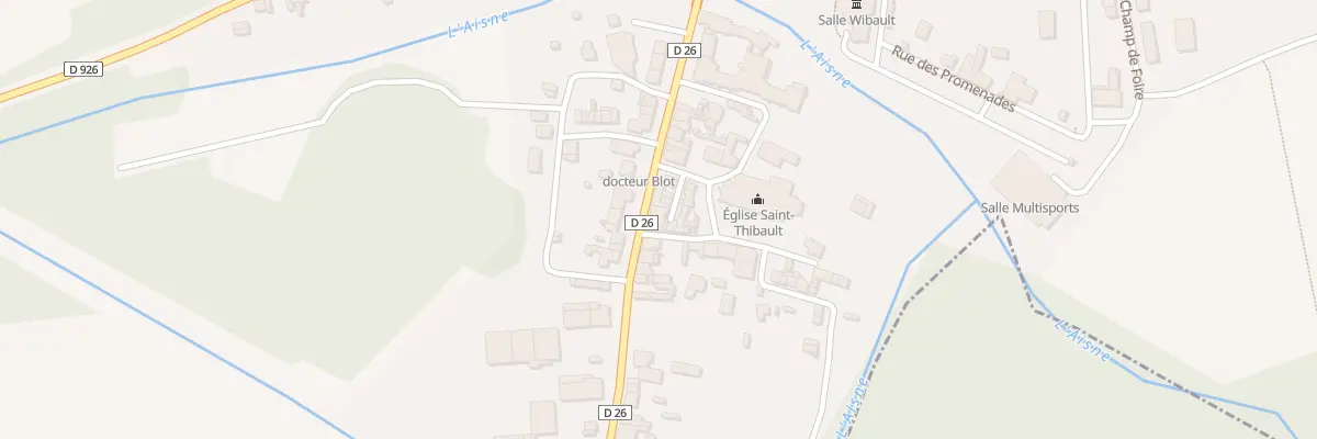 Plan du 25 Rue de la Morteau à Château-Porcien