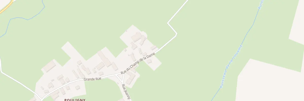 Plan du 5 Rue du Champ de la Dame à Torcy-et-Pouligny