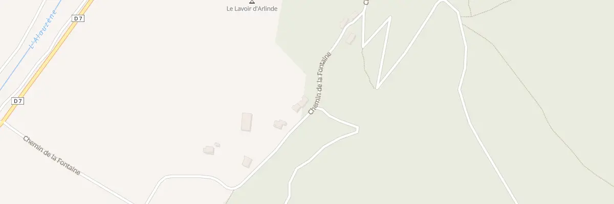 Plan du 314 Che de la Fontaine à Allègre-les-Fumades