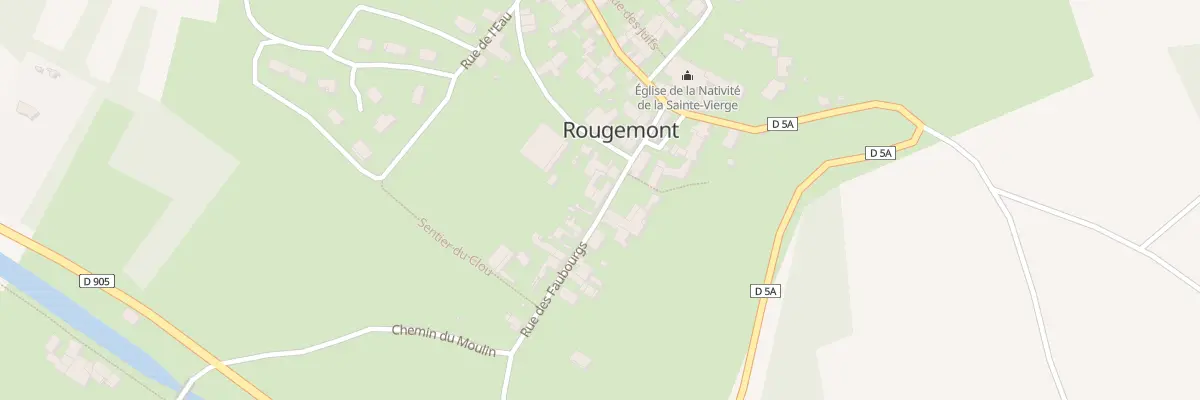 Plan du 4 Rue des Faubourgs à Rougemont