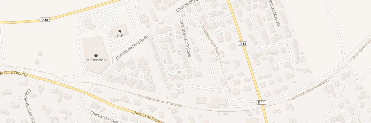 Plan du 32 Rue des Amourettes à Langlade