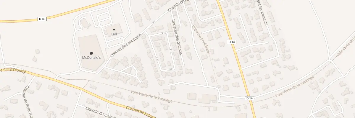 Plan du 32 Rue des Amourettes à Langlade
