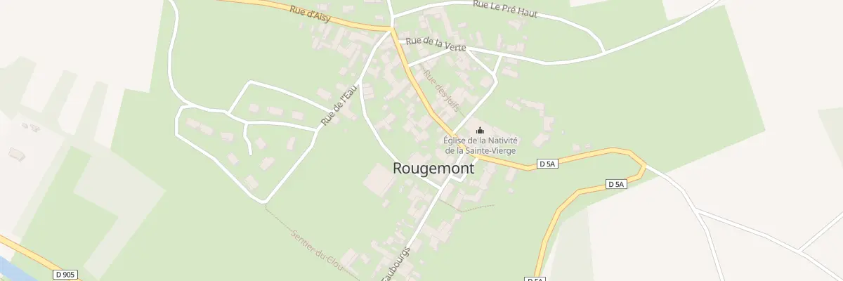 Plan du 14 Rue Grande Rue à Rougemont