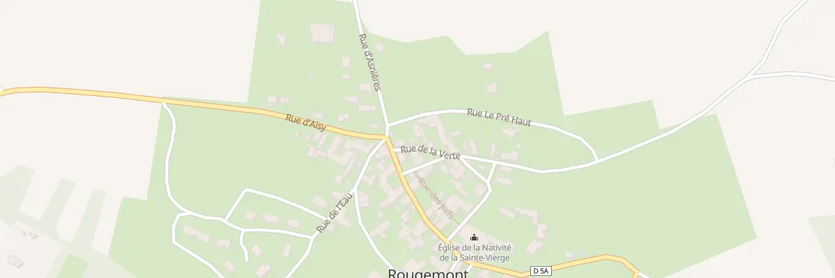 Plan du 1 Rue de la Verte à Rougemont