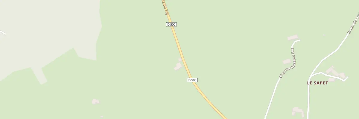 Plan du 34 Rte de Fay à Mazet-Saint-Voy