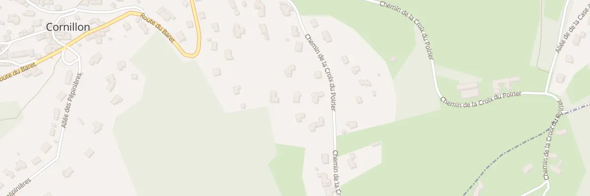 Plan du 9001 Che de la Croix du Poirier à Saint-Paul-en-Cornillon