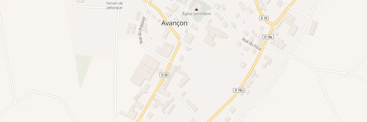 Plan du 5 Rue Achille Monceau à Avançon