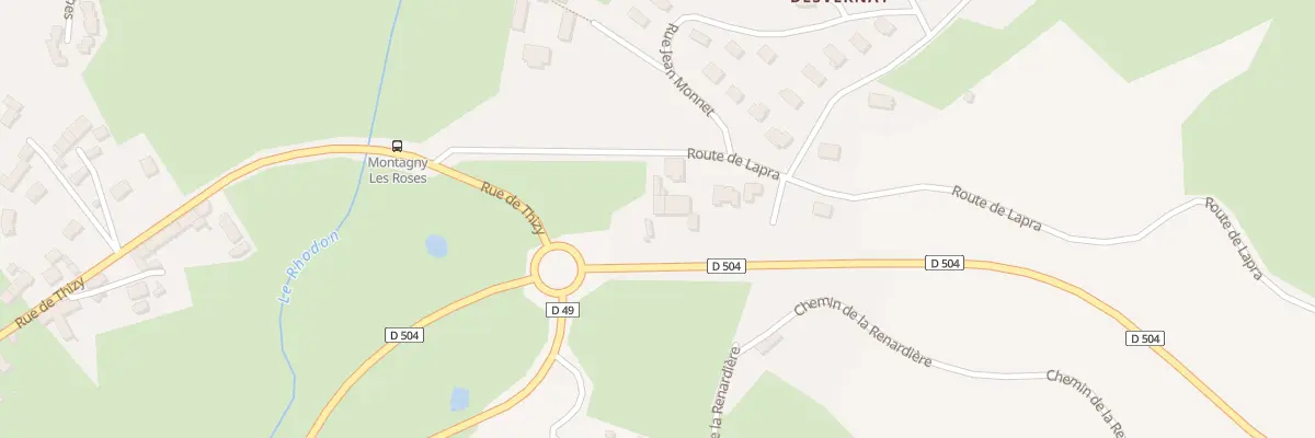 Plan du 166 Rte de Lapra à Montagny