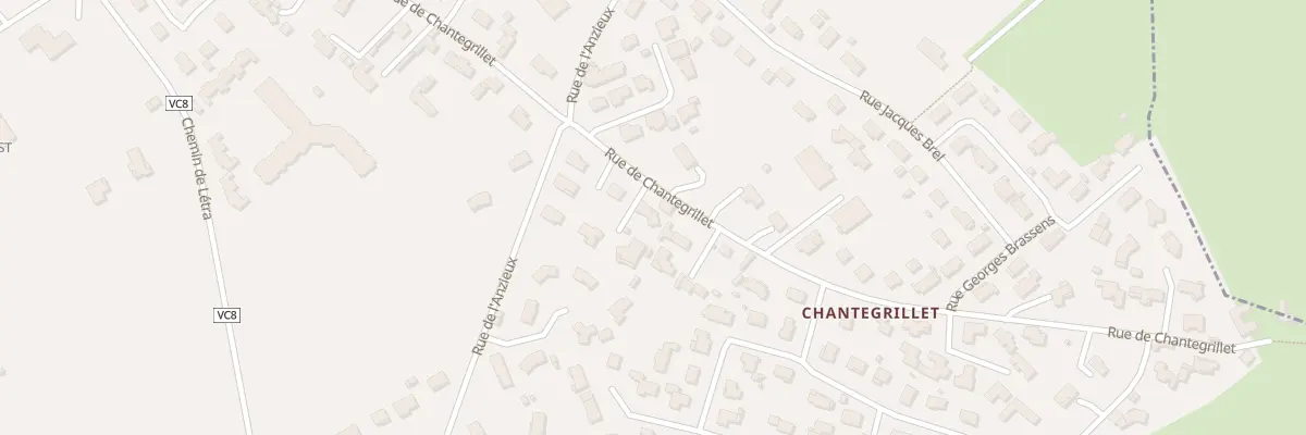 Plan du 470 Rue de Chantegrillet à Montrond-les-Bains