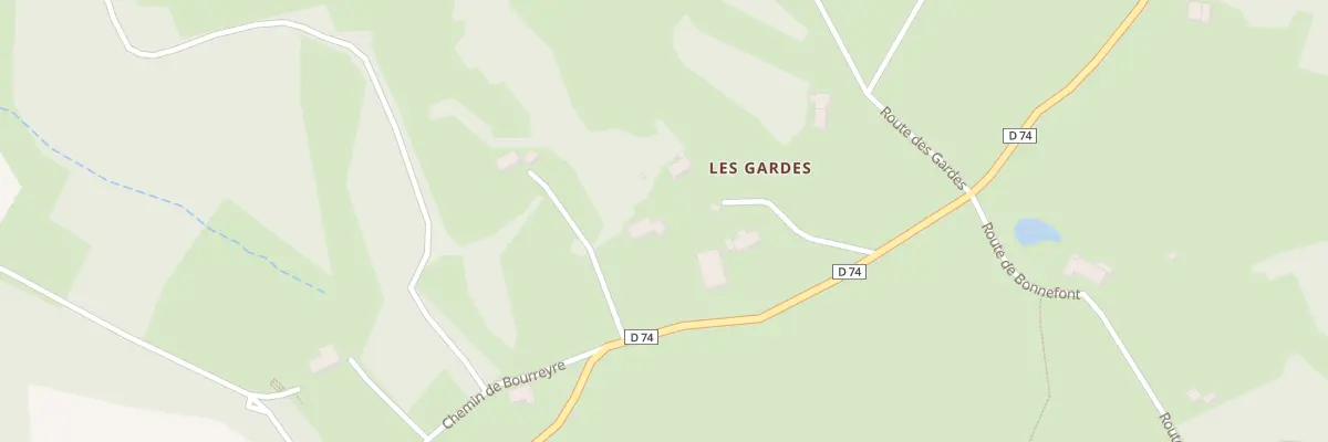 Plan du 2635 Rte d’Aleysson à Saint-Jeures
