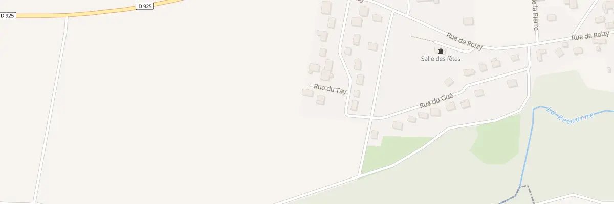 Plan du 5 Rue du Tay à Bergnicourt