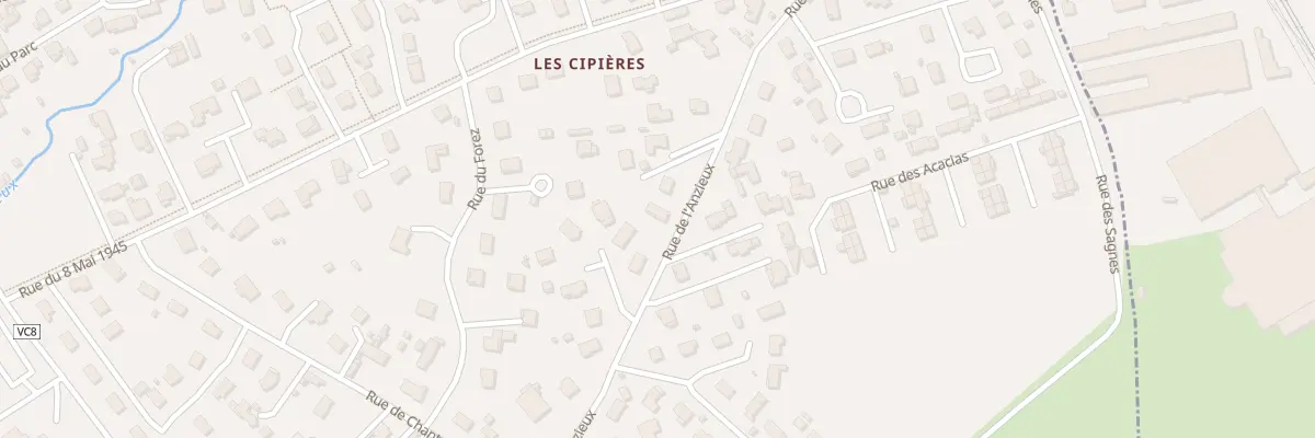 Plan du 574 Rue de l’Anzieux à Montrond-les-Bains