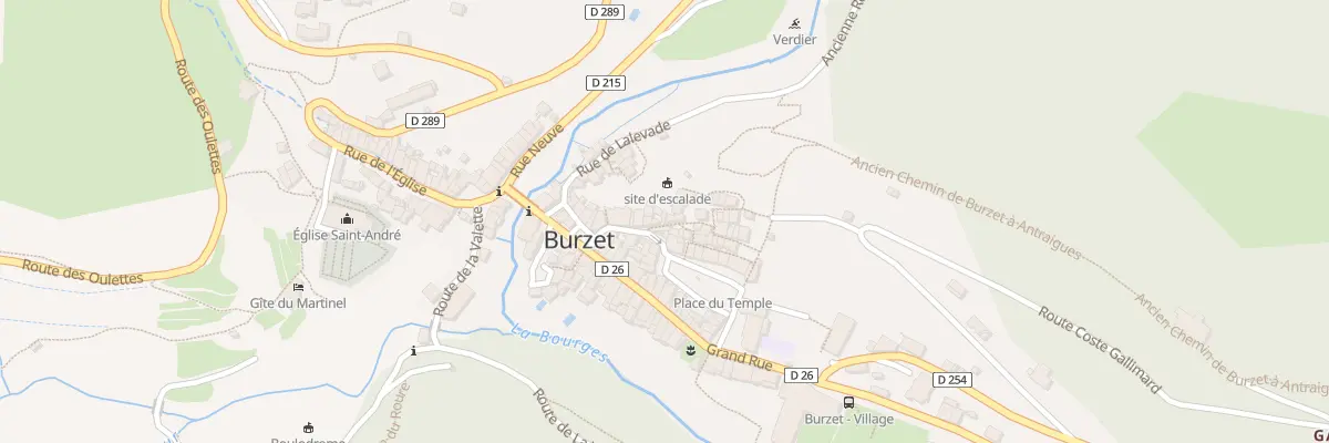 Plan du 5281 Le Village Ouest à Burzet