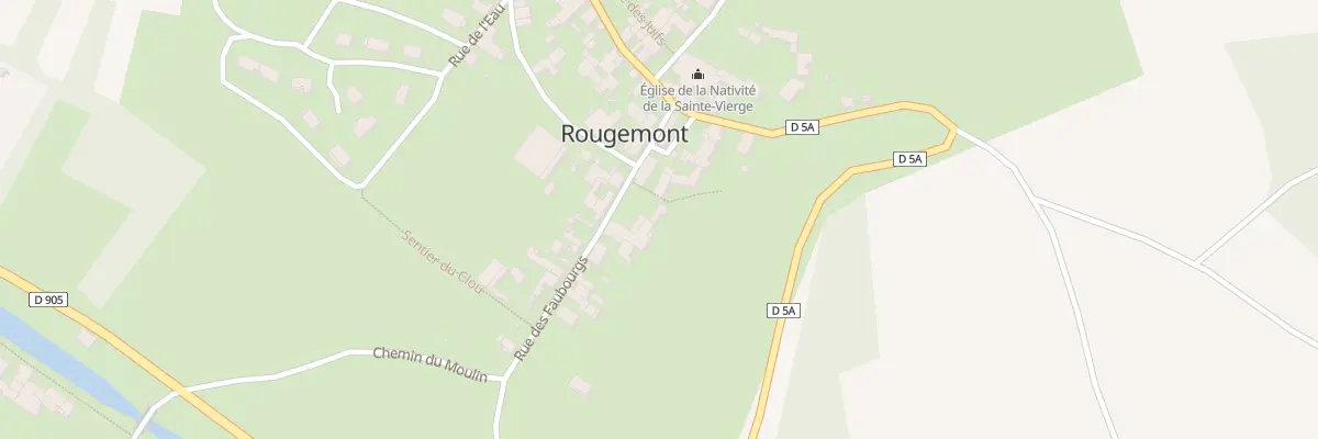 Plan du 1 Sen Communal Dit de la Tour à Rougemont