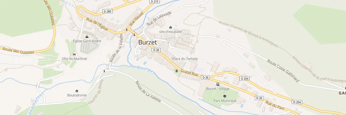 Plan du 5238 Le Village à Burzet