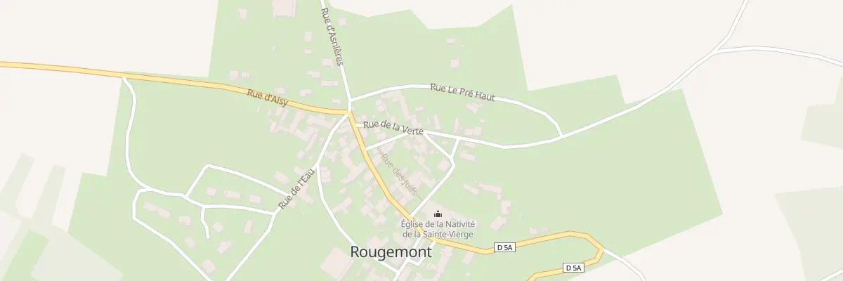 Plan du 5 Petite Rue des Juifs à Rougemont