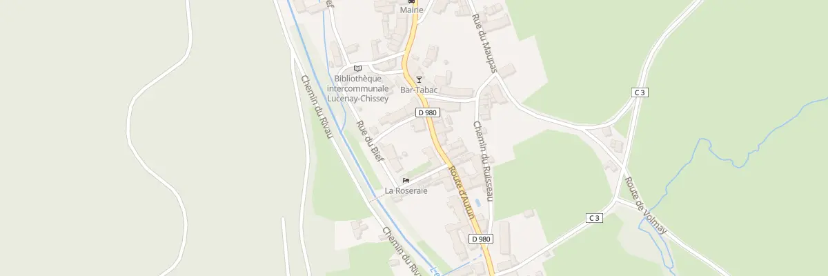 Plan du 1 Rle de l’Ancienne Gendarmerie à Lucenay-l’Évêque