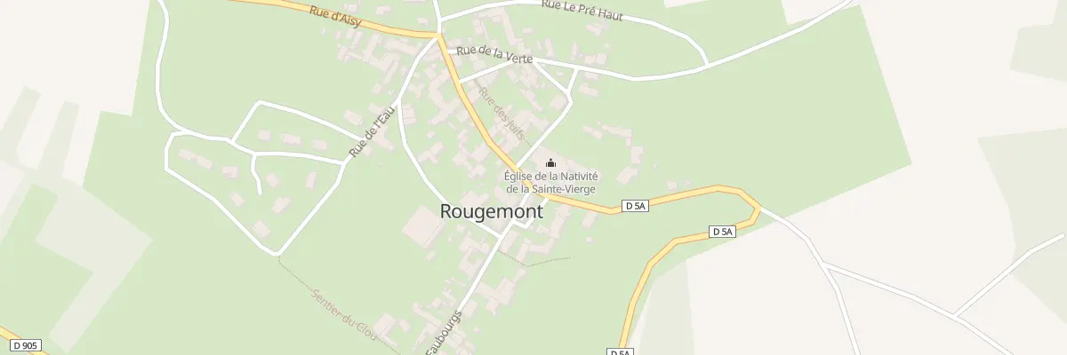 Plan du 9 Rue Grande Rue à Rougemont