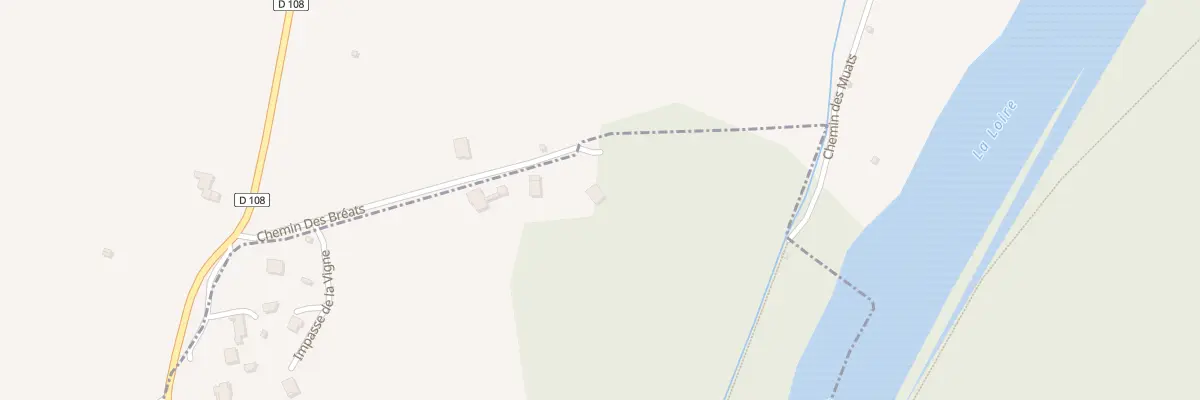 Plan du 292 Che des Bréats à Chambles