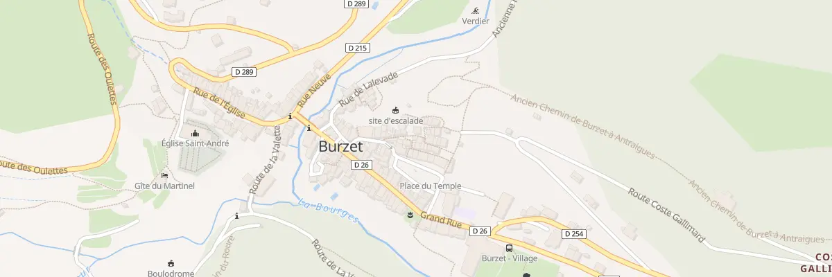 Plan du 5271 Le Village à Burzet