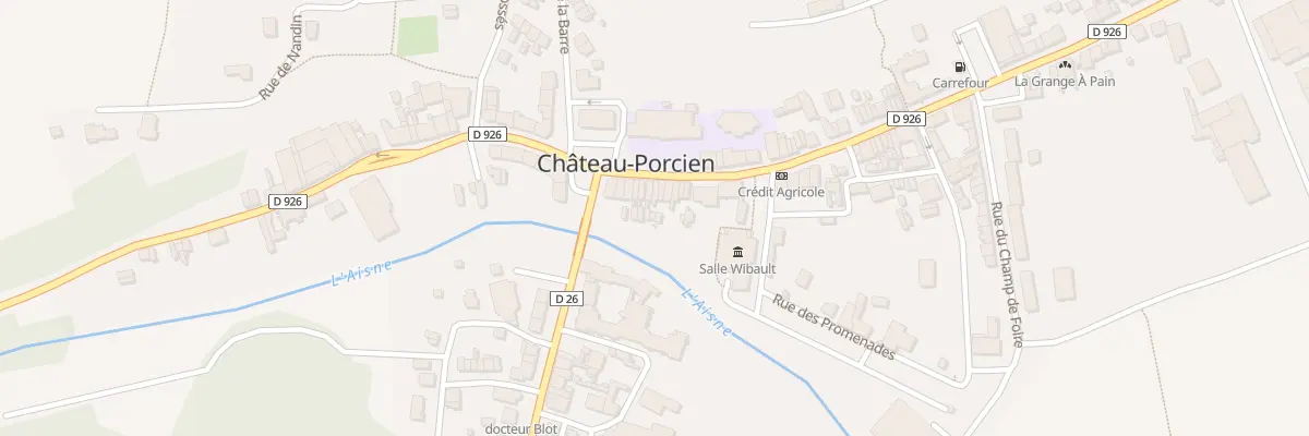 Plan du 12 Rue de Sommevue à Château-Porcien