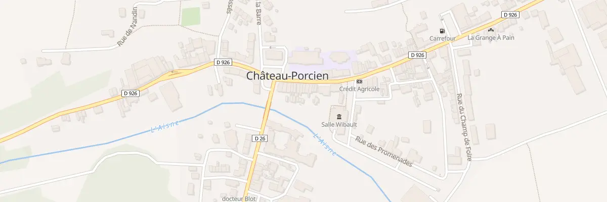 Plan du 14 Rue de Sommevue à Château-Porcien