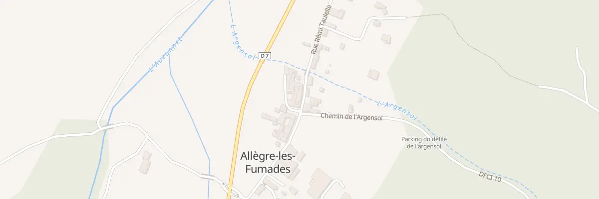 Plan du 22 Rue Rémi Taulelle à Allègre-les-Fumades