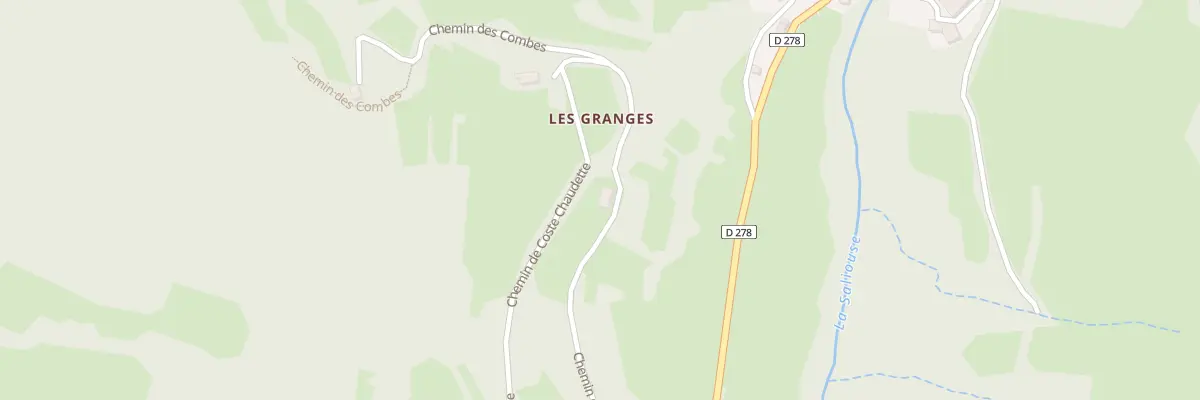 Plan du 5014 Les Granges à La Rochette