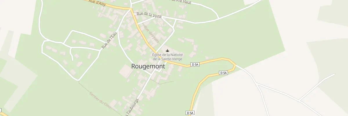 Plan du 13 Rue Grande Rue à Rougemont
