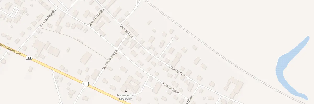 Plan du 14 Gr Grande Rue à Matougues