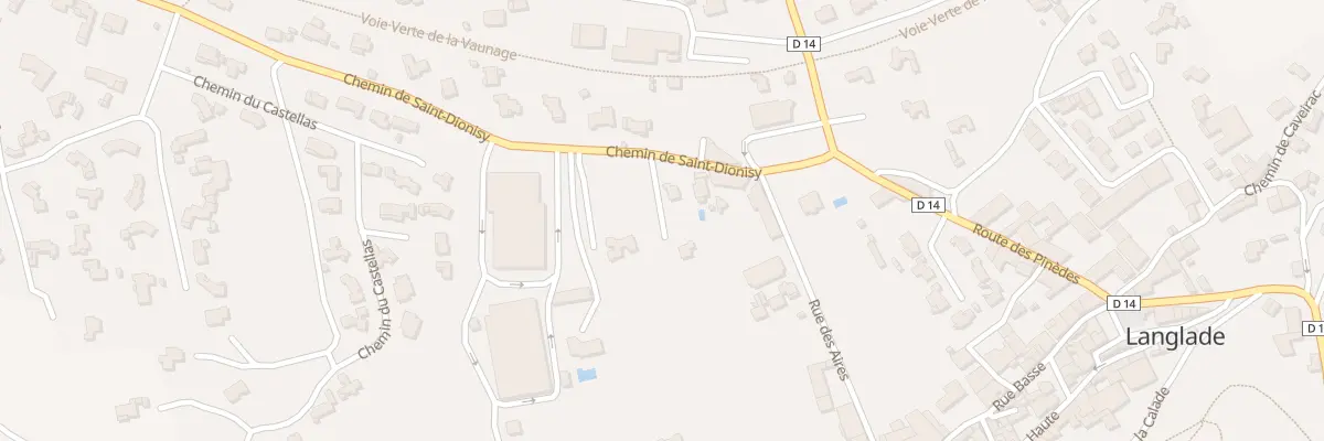 Plan du 141 Che de St Dionisy à Langlade