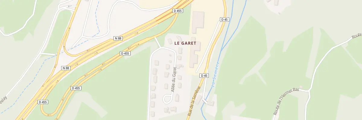 Plan du 14 All du Garet à Pont-Salomon