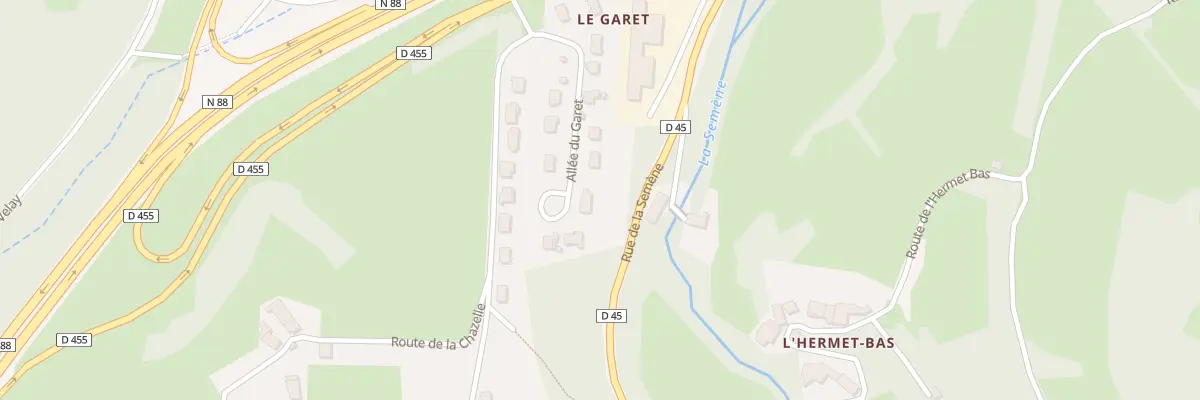 Plan du 19 All du Garet à Pont-Salomon