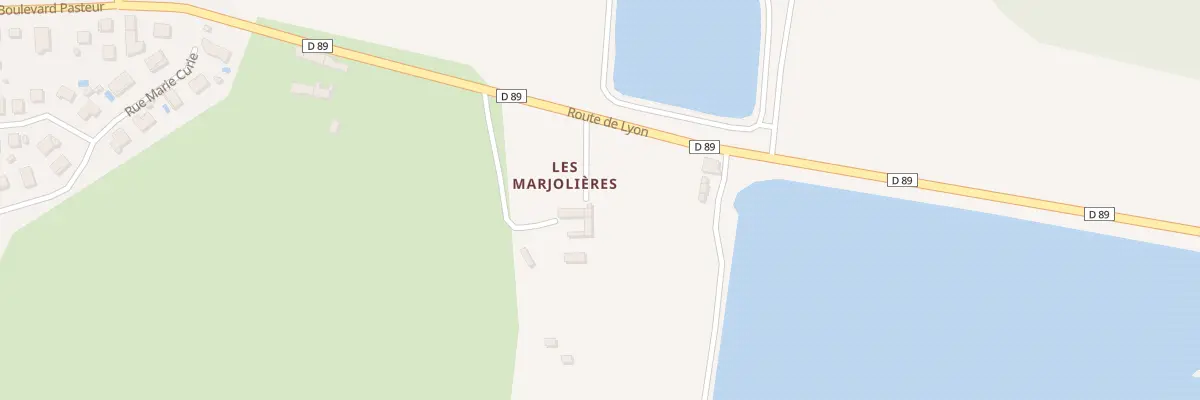 Plan du 8W Rte de Lyon à Feurs