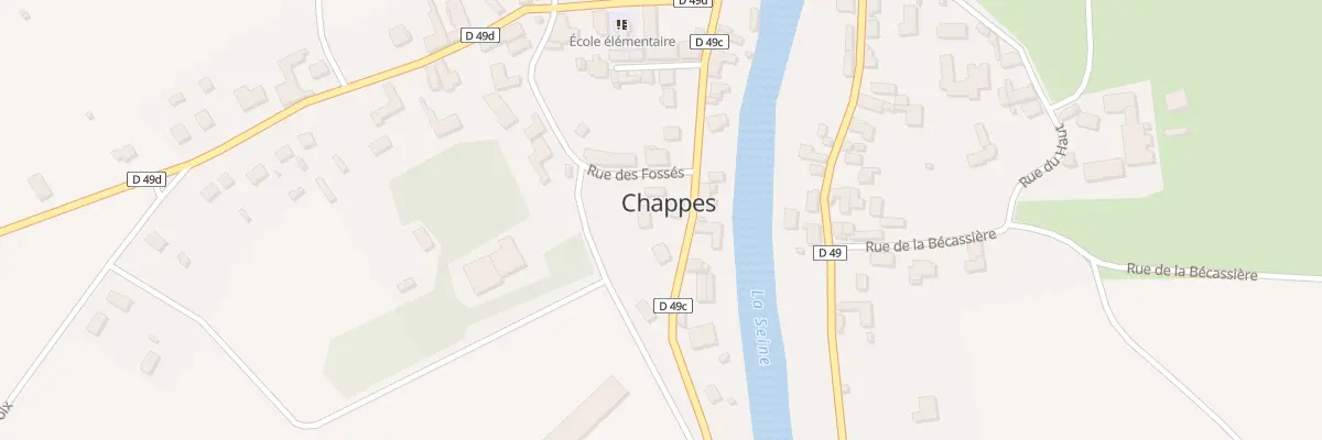 Plan du 10 Rue des Anciennes Tanneries à Chappes