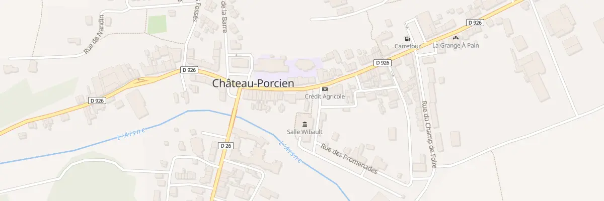Plan du 26 Rue de Sommevue à Château-Porcien