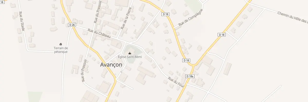 Plan du 5038A Le Village à Avançon