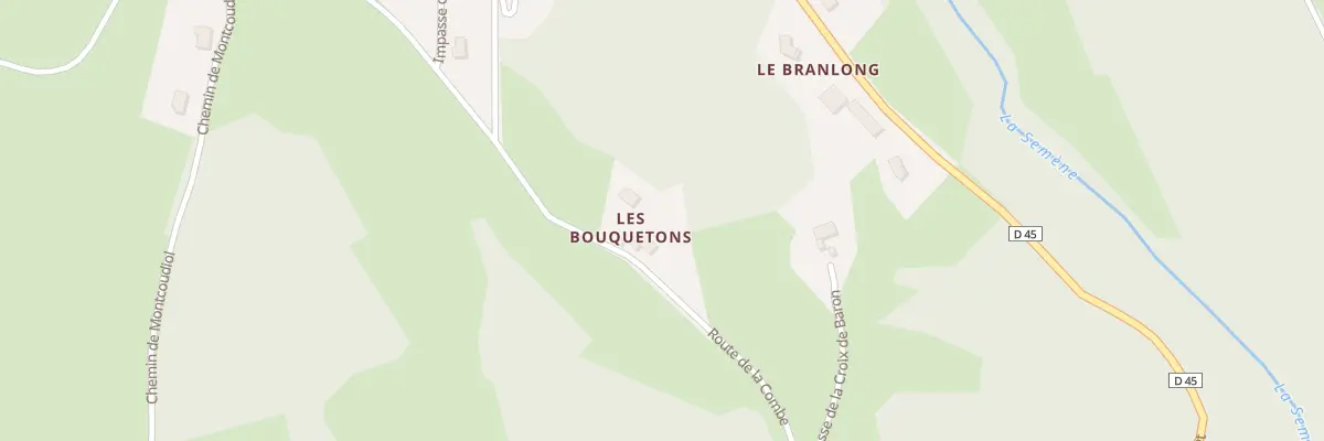 Plan du 727 Rte de la Combe à Pont-Salomon