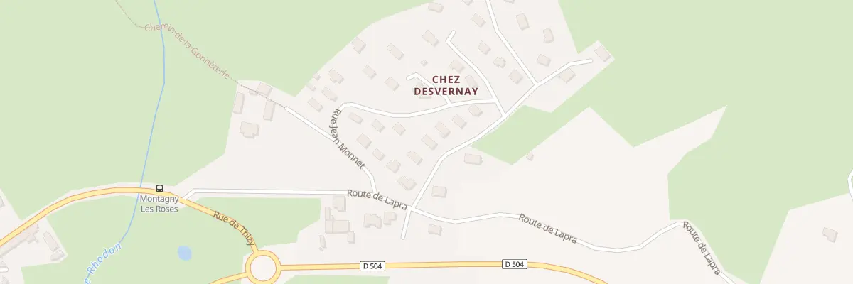Plan du 61 Rue Desvernay à Montagny