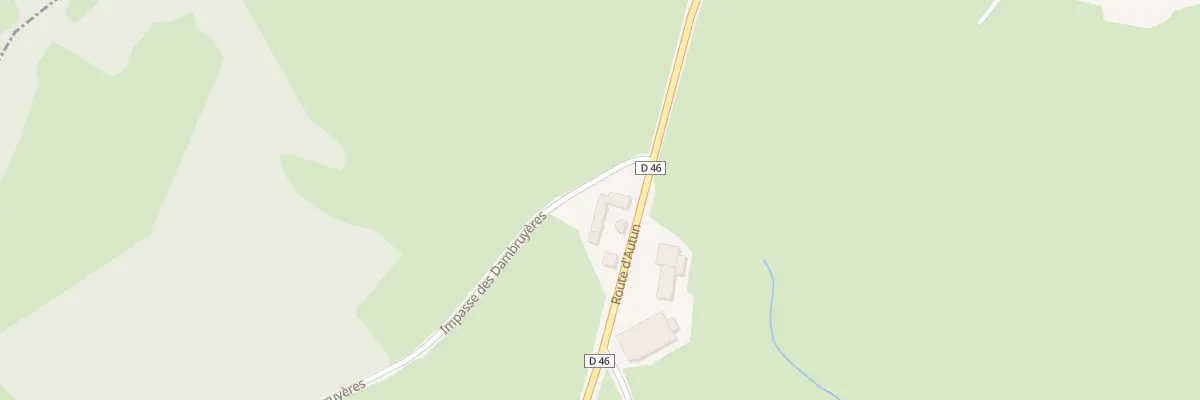 Plan du 2501 Rte d Autun à Mesvres