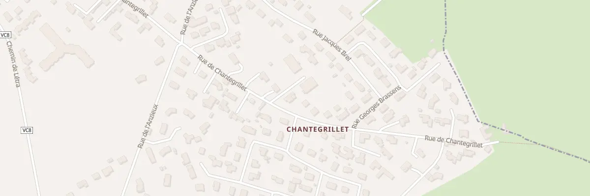 Plan du 31 Rue de Chantegrillet à Montrond-les-Bains