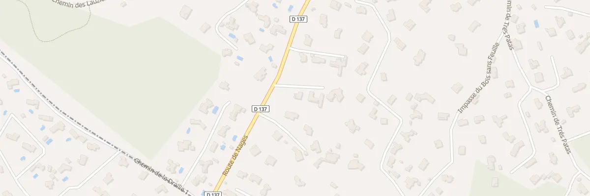 Plan du 755 Rte de Nages à Langlade