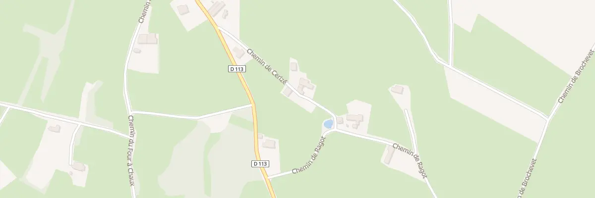 Plan du 168 Che de Cerizé à Saint-Maurice-lès-Châteauneuf