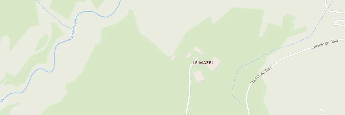 Plan du 5199 Le Mazel à Saint-Clément