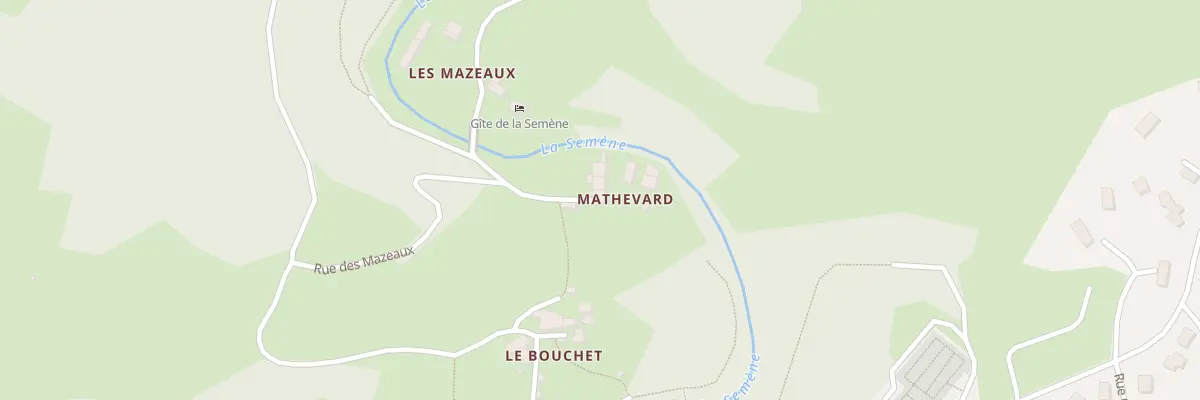 Plan du 5310 Mathevard à La Séauve-sur-Semène