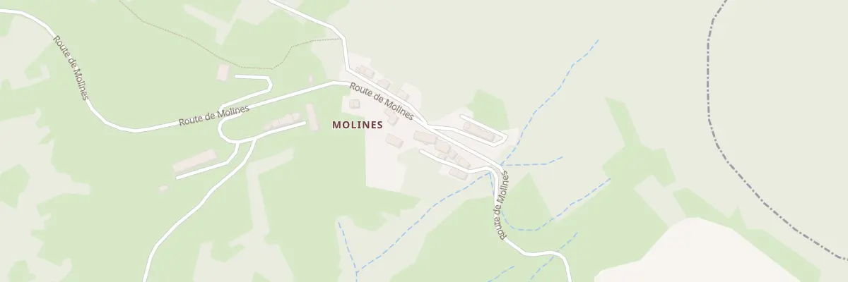 Plan du 5050 Molines à Borée
