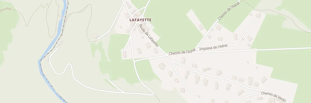 Plan du 5025 Che de Lafayette à Saint-Ferréol-d’Auroure