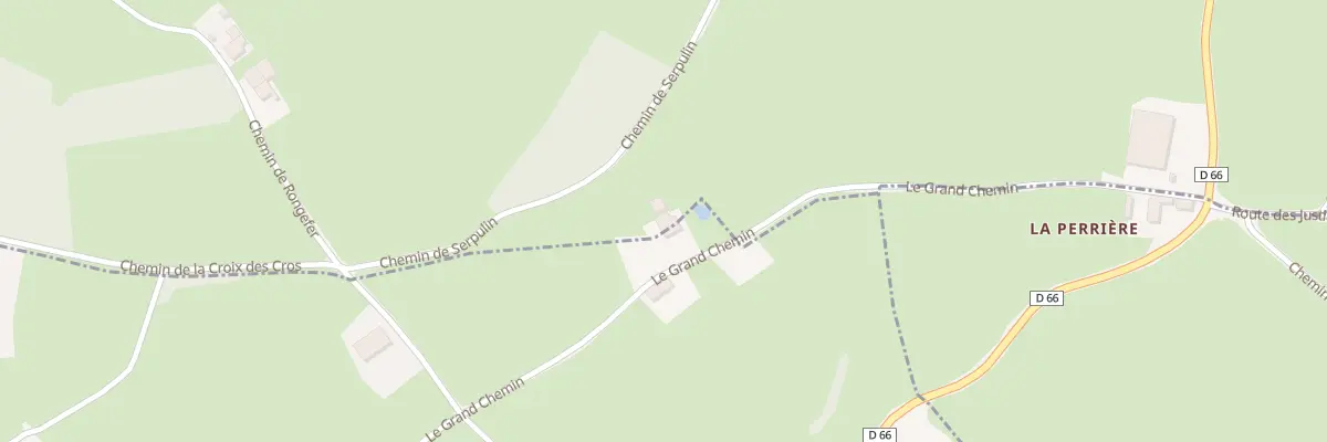 Plan du 1151 Che de Serpulin à Maizilly