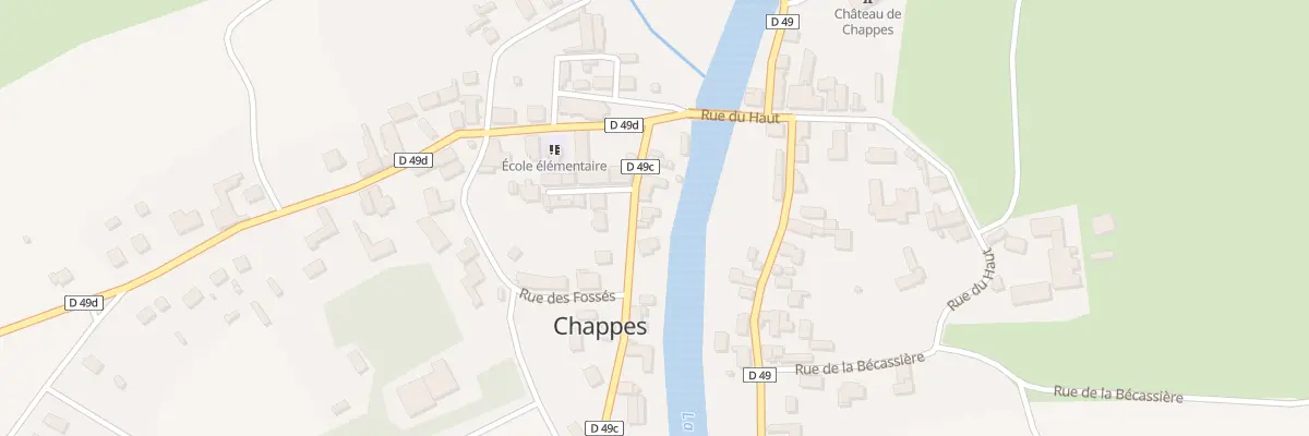 Plan du 5 Rue des Anciennes Tanneries à Chappes