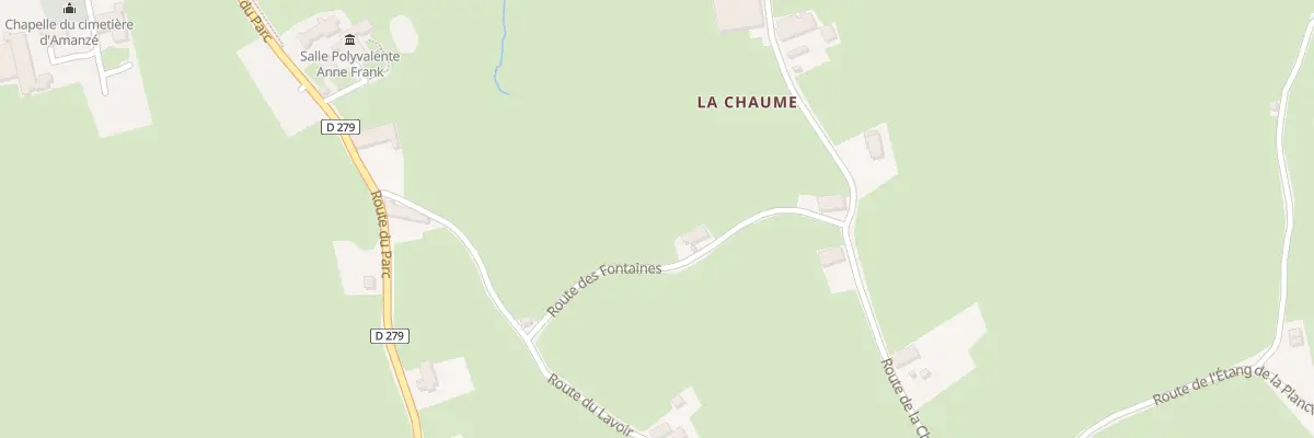Plan du 5068 La Chaume à Amanzé